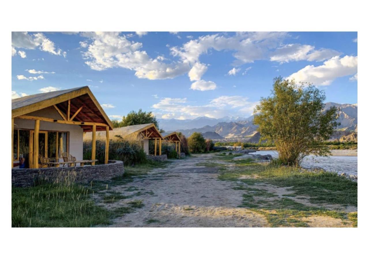 The Indus River Camp Leh Exterior foto